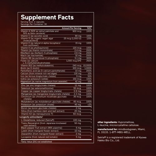 gallery 2024 MBG SupplementFactsPanel UltimateMultivitamin